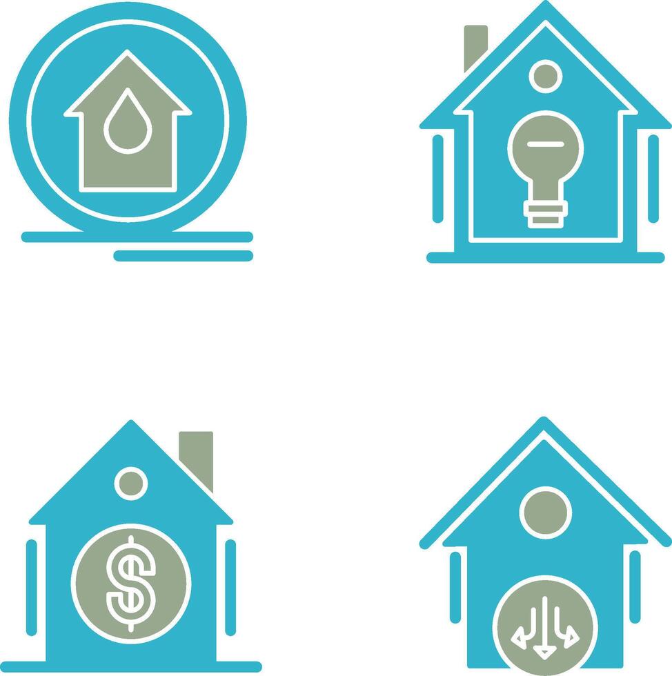 Fire Alarm and Home Automation Icon vector