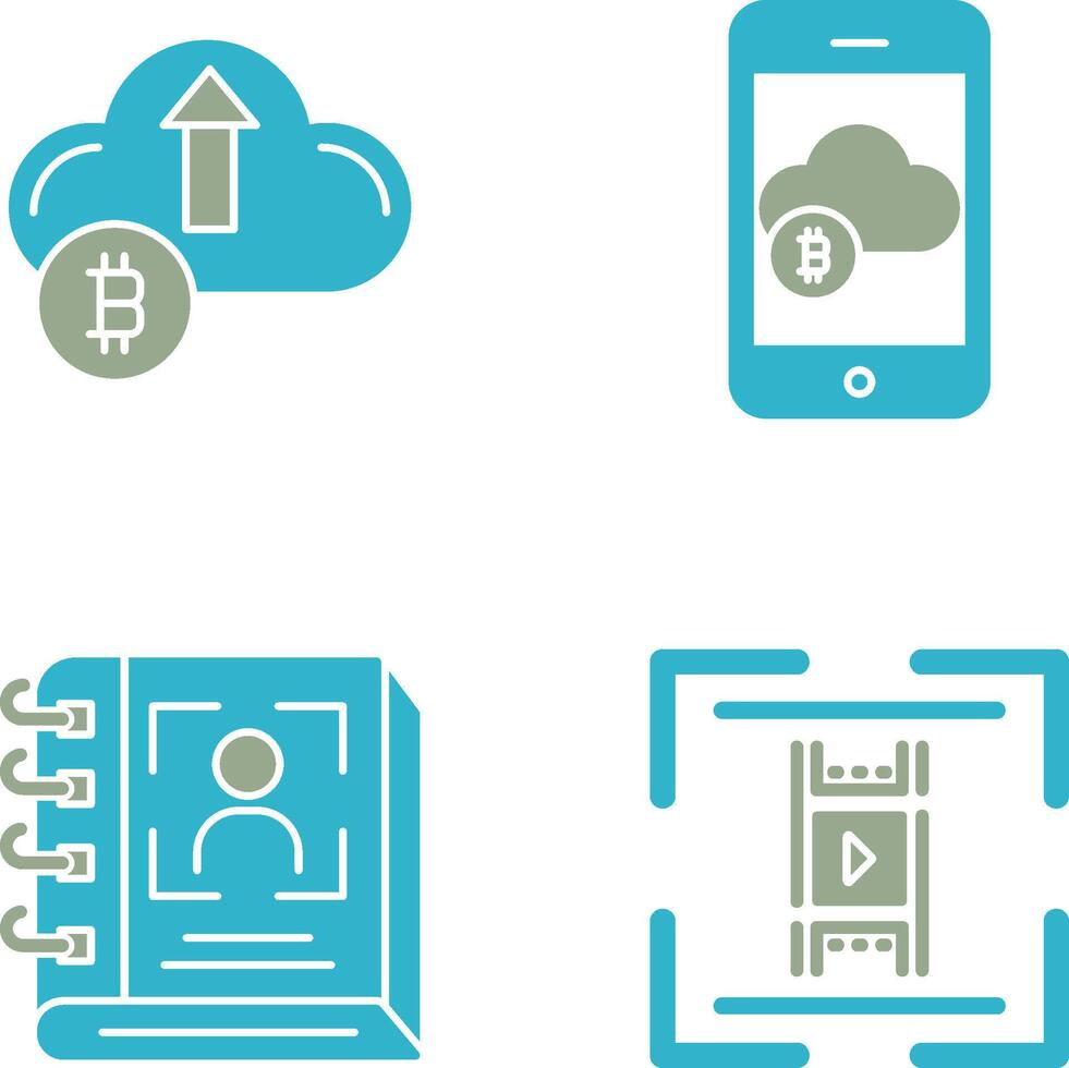 Up Arrow and Cloud Icon vector