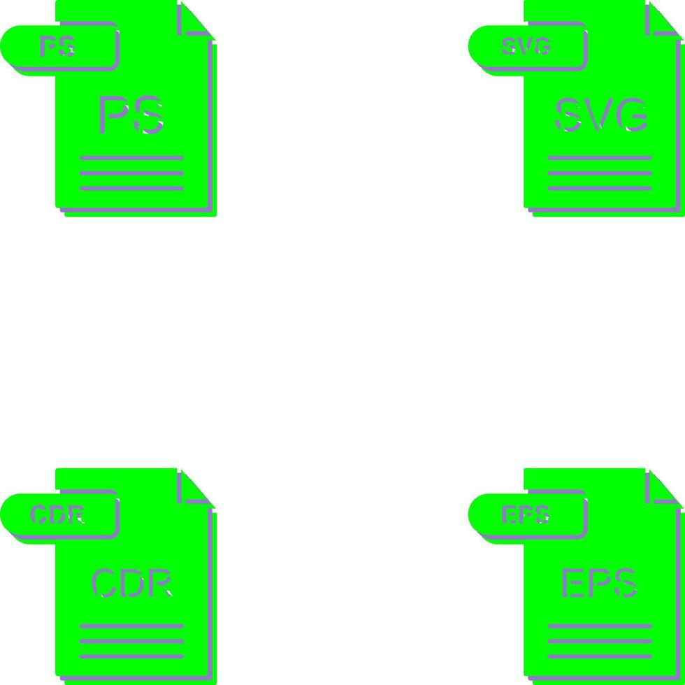 PS and SVG Icon vector