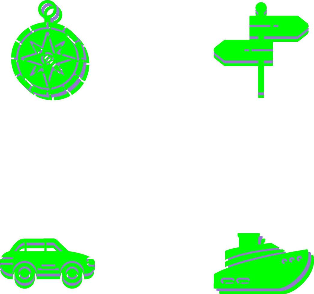 Compass and Direction Icon vector