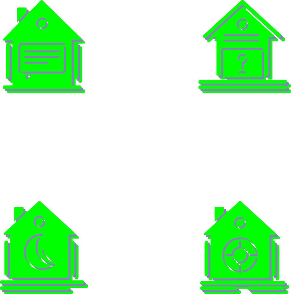 Message and Unknown Icon vector