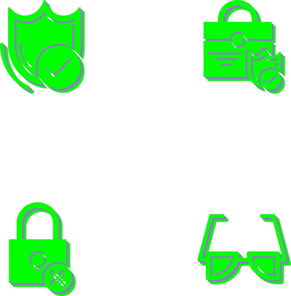 Shield and care Icon vector