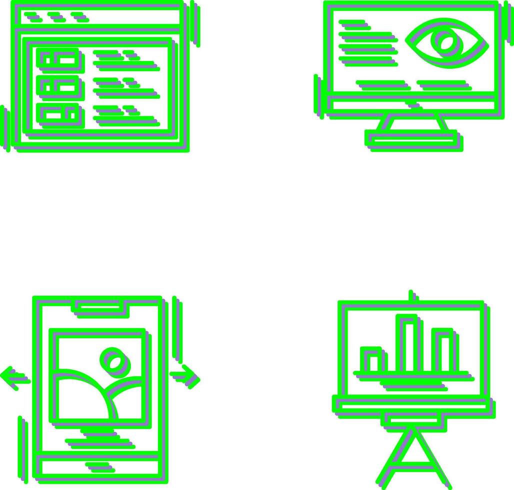 Switch and Vision Icon vector