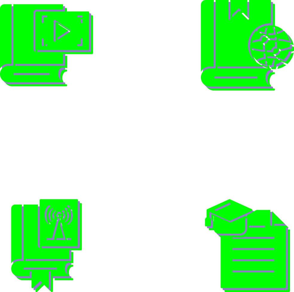 Recorder and Globel Icon vector