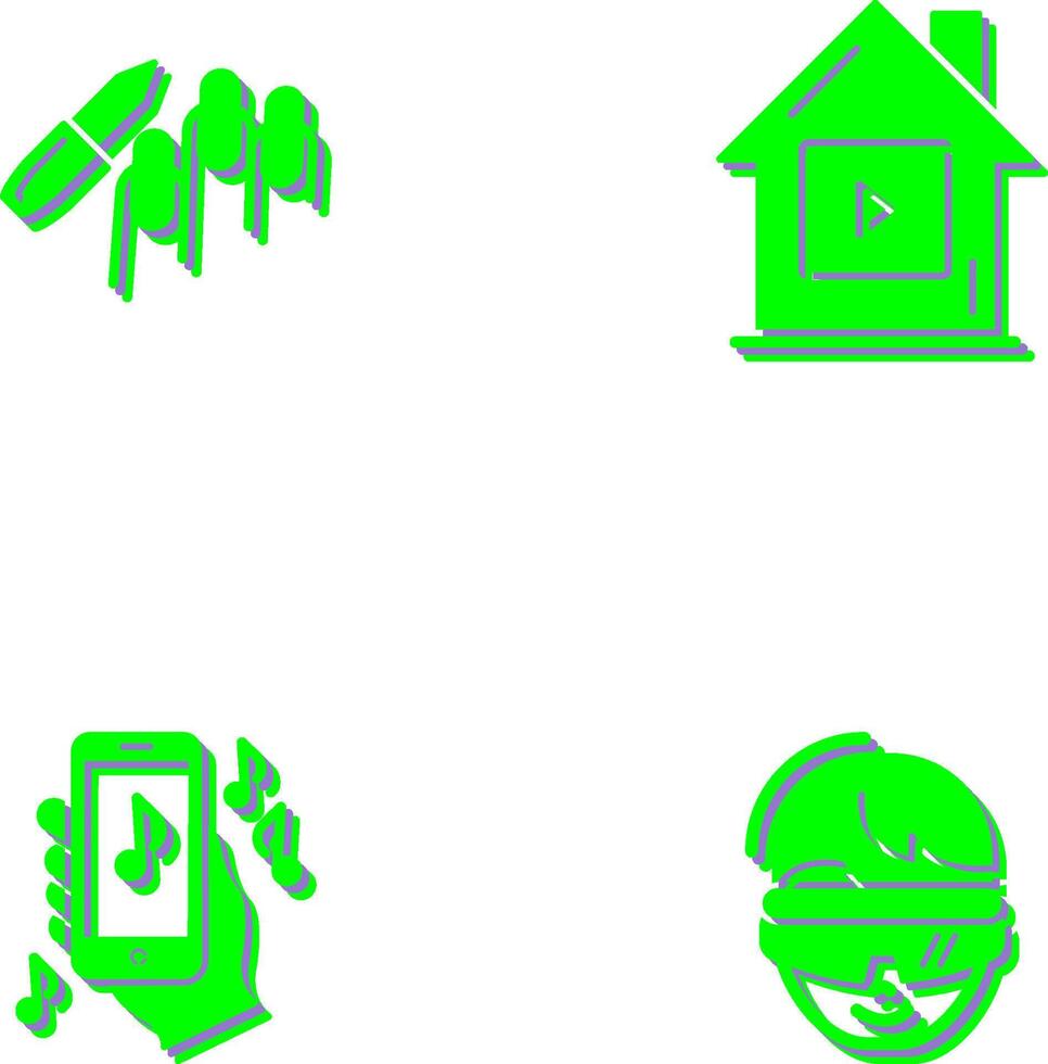 Manicure and Icon vector
