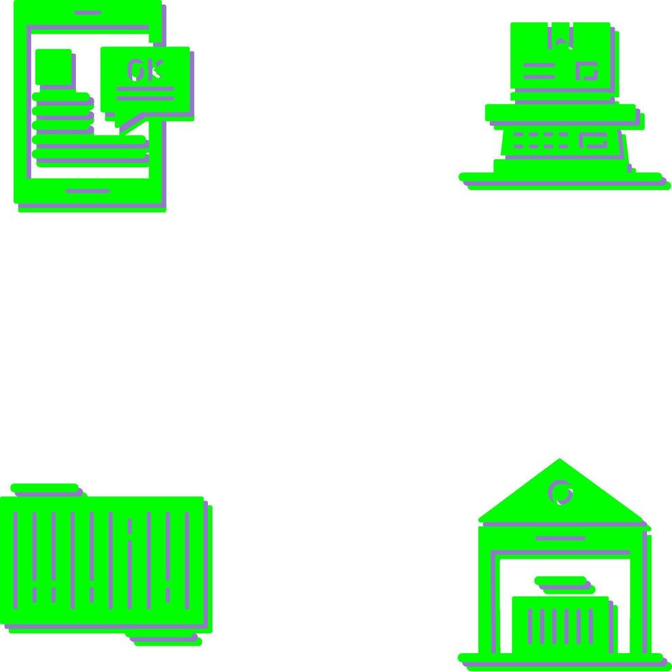 conversation and weight Icon vector