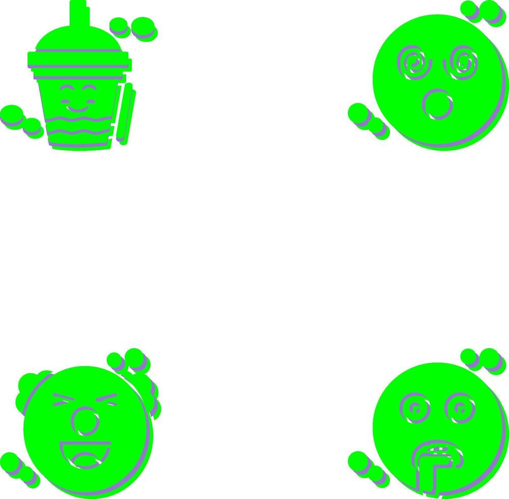 Drink and Dizzy Icon vector