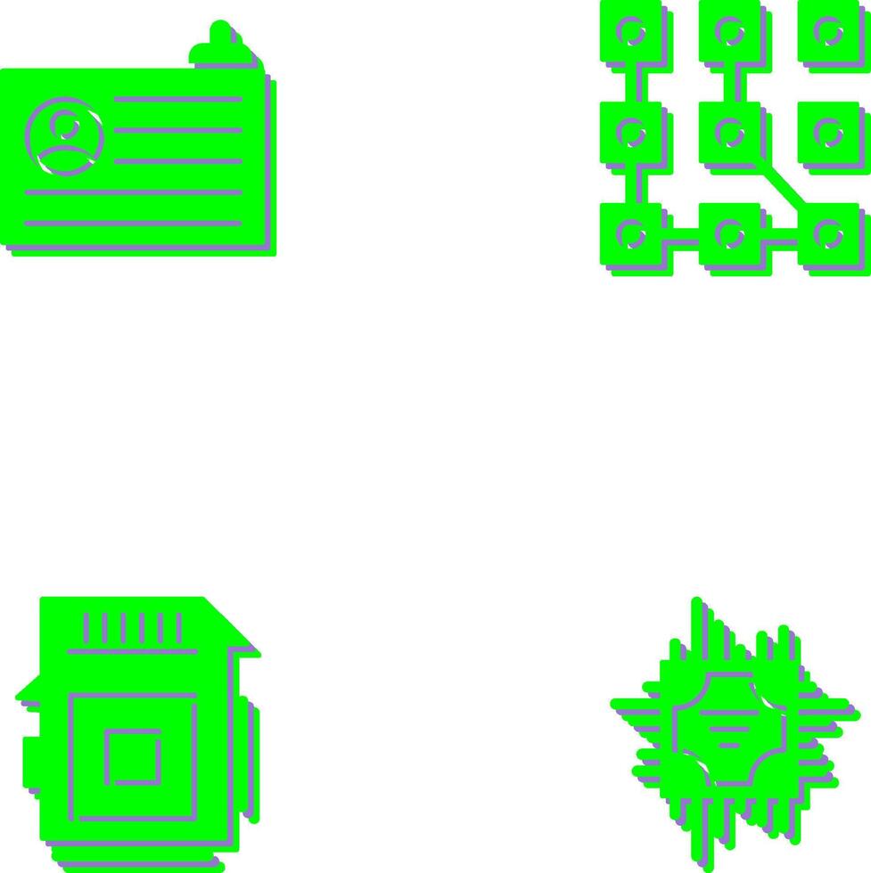 Account and Pattern Icon vector
