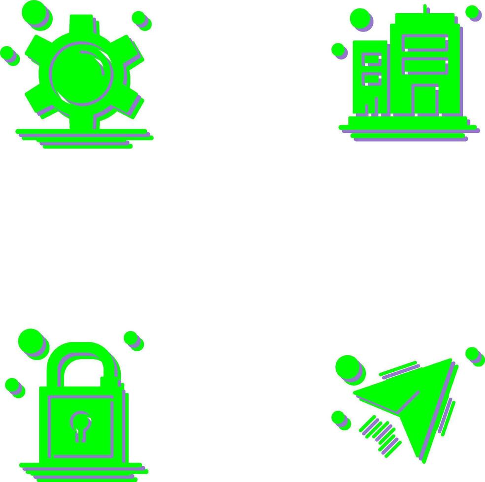 Gear and Company Icon vector