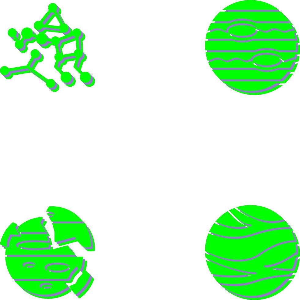 ursa major and neptune Icon vector