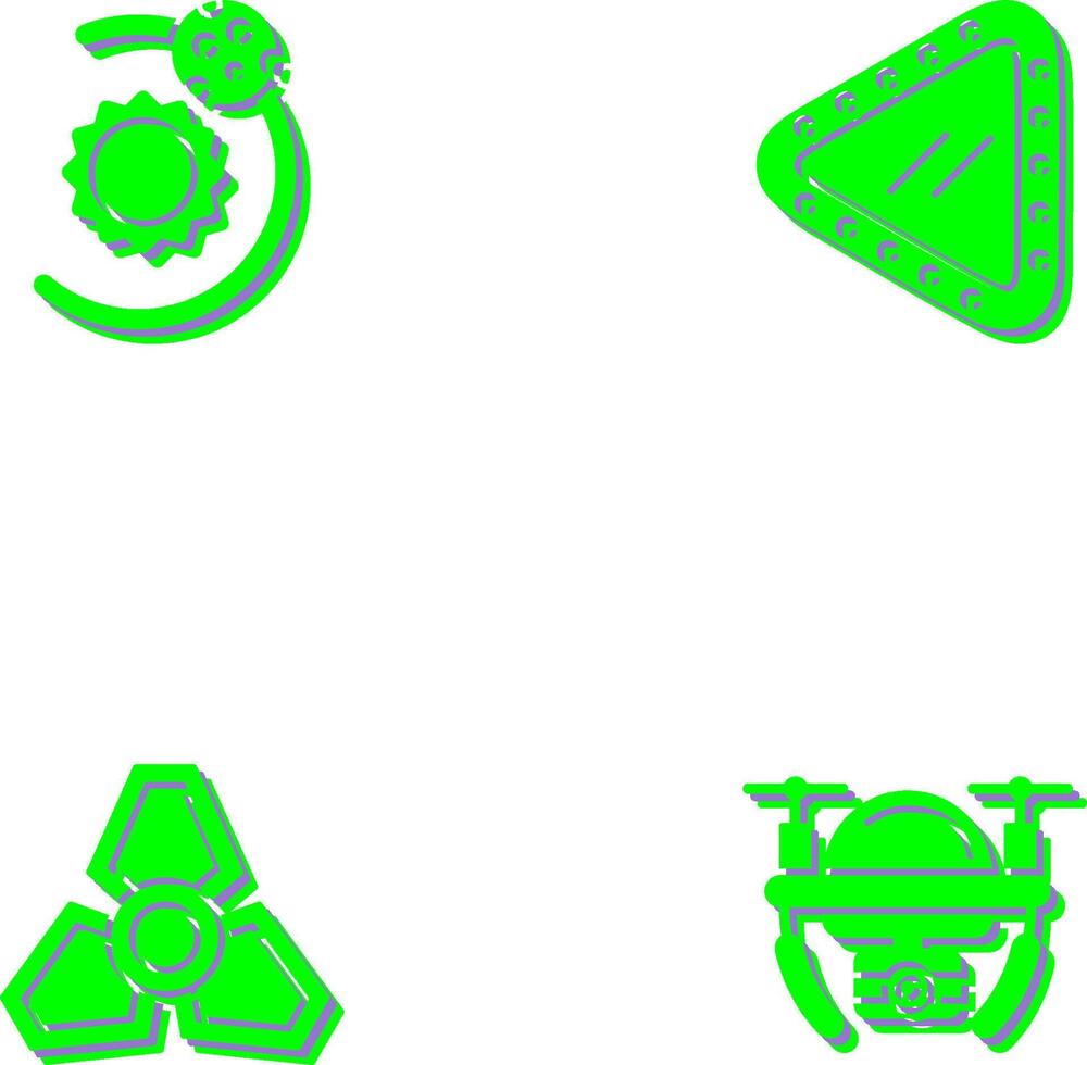 orbit and porthole Icon vector