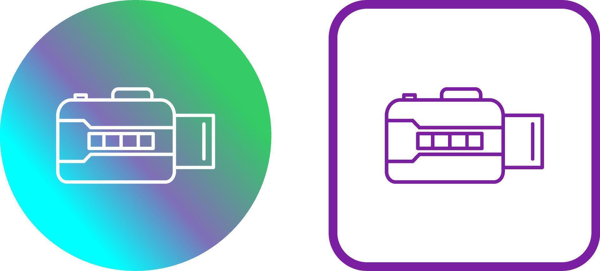 Unique Open Camera Icon Design vector