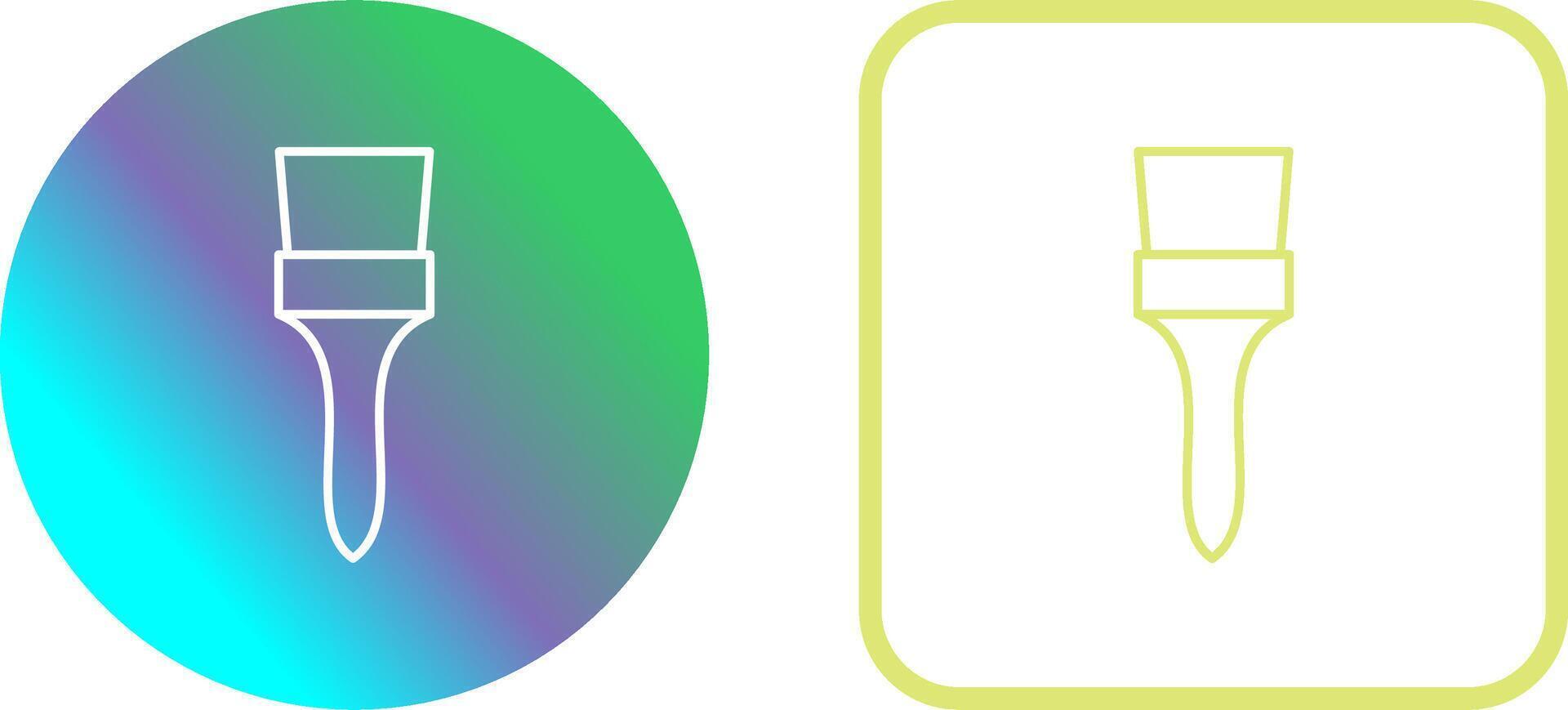 Unique Brush Icon Design vector
