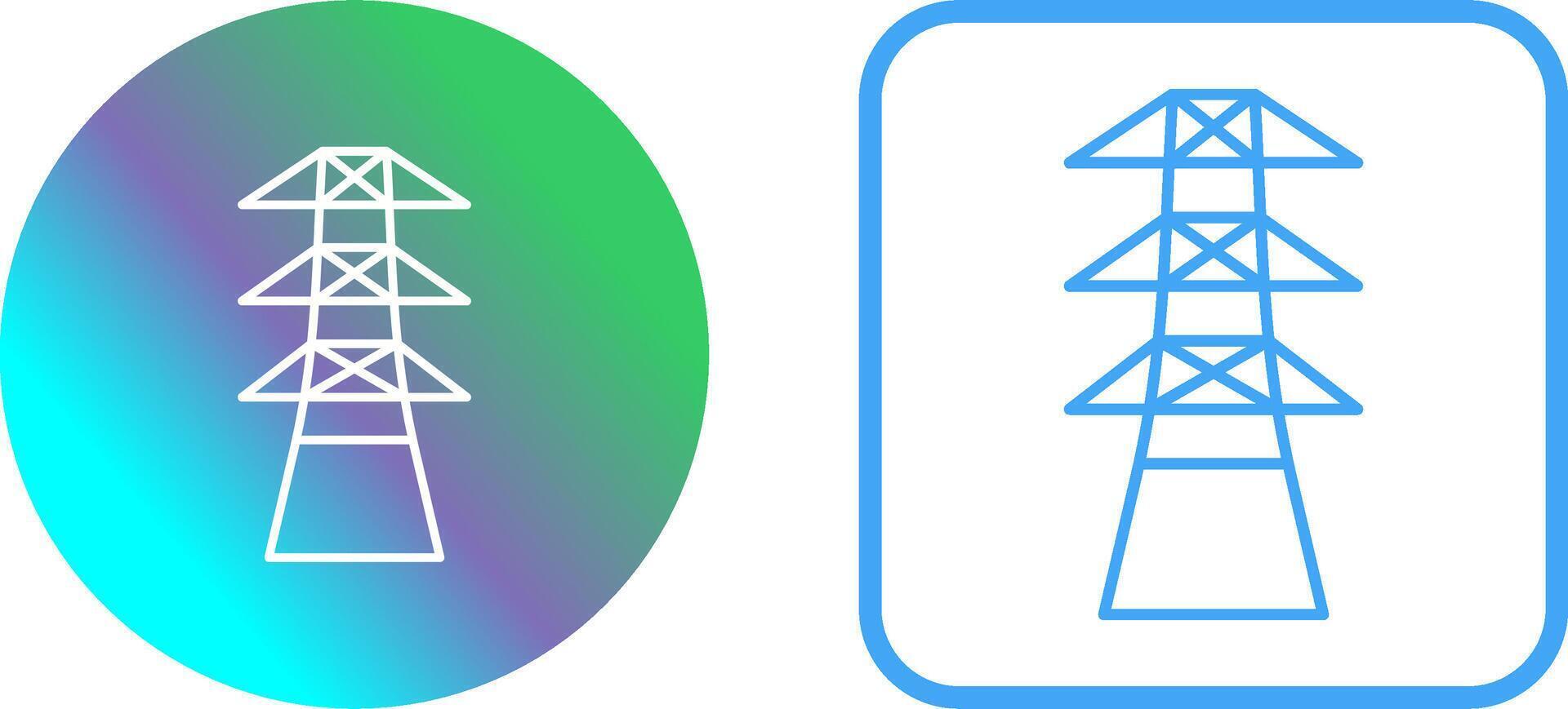 Unique Tower Icon Design vector