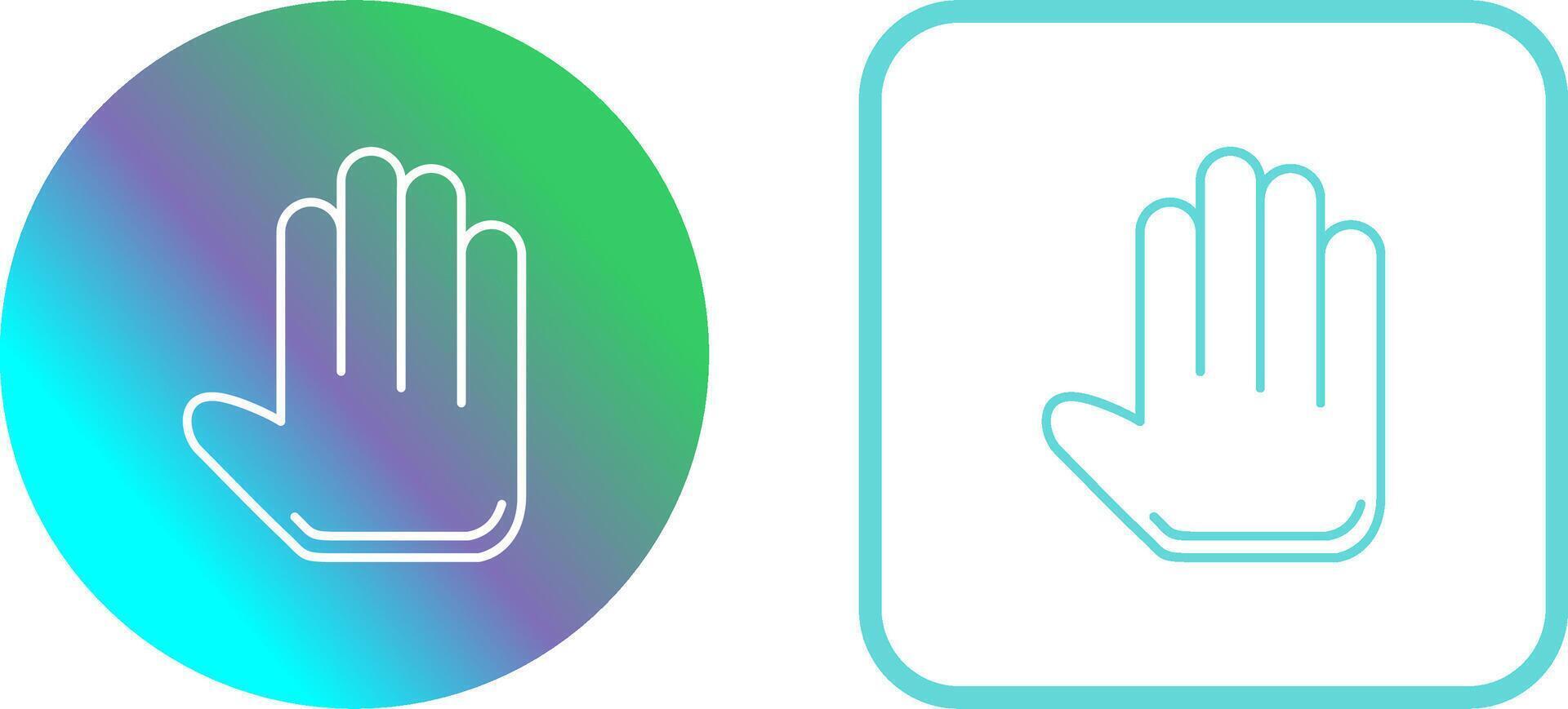 Unique Hand Tool Icon Design vector