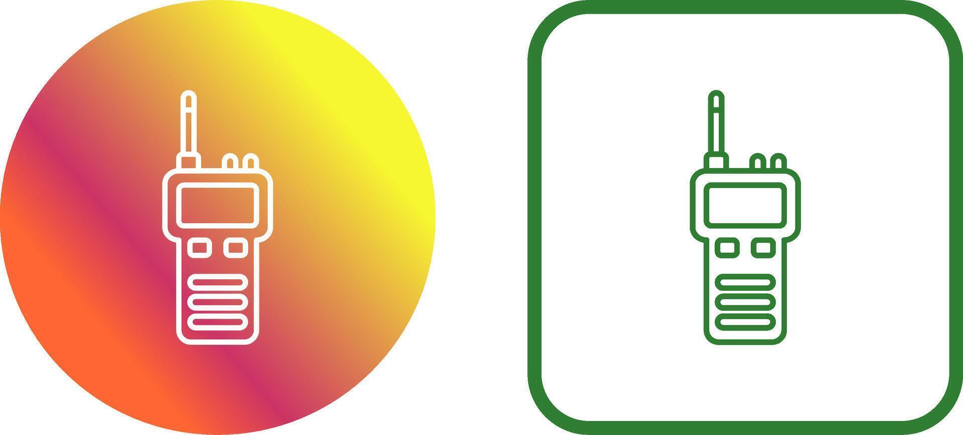 Walki Talkie Icon Design vector