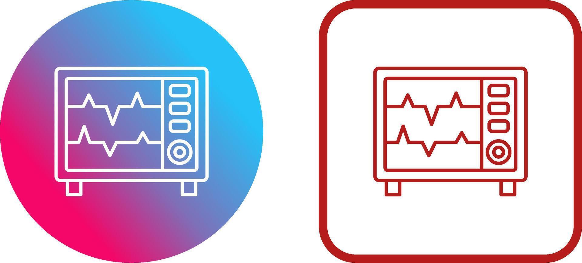 Heart Rate Monitor Icon Design vector
