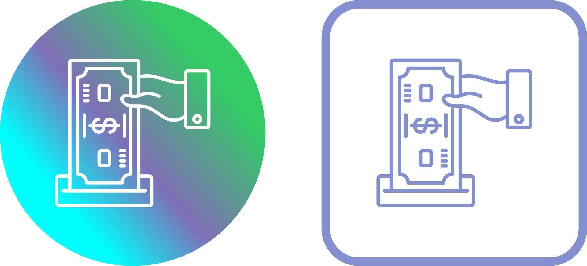 Deposit Icon Design vector