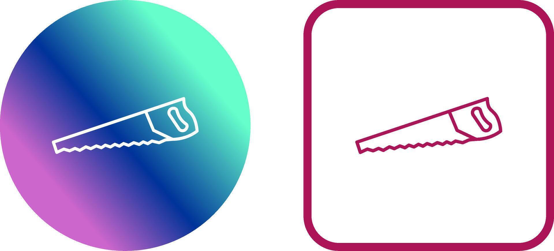 Handsaw Icon Design vector