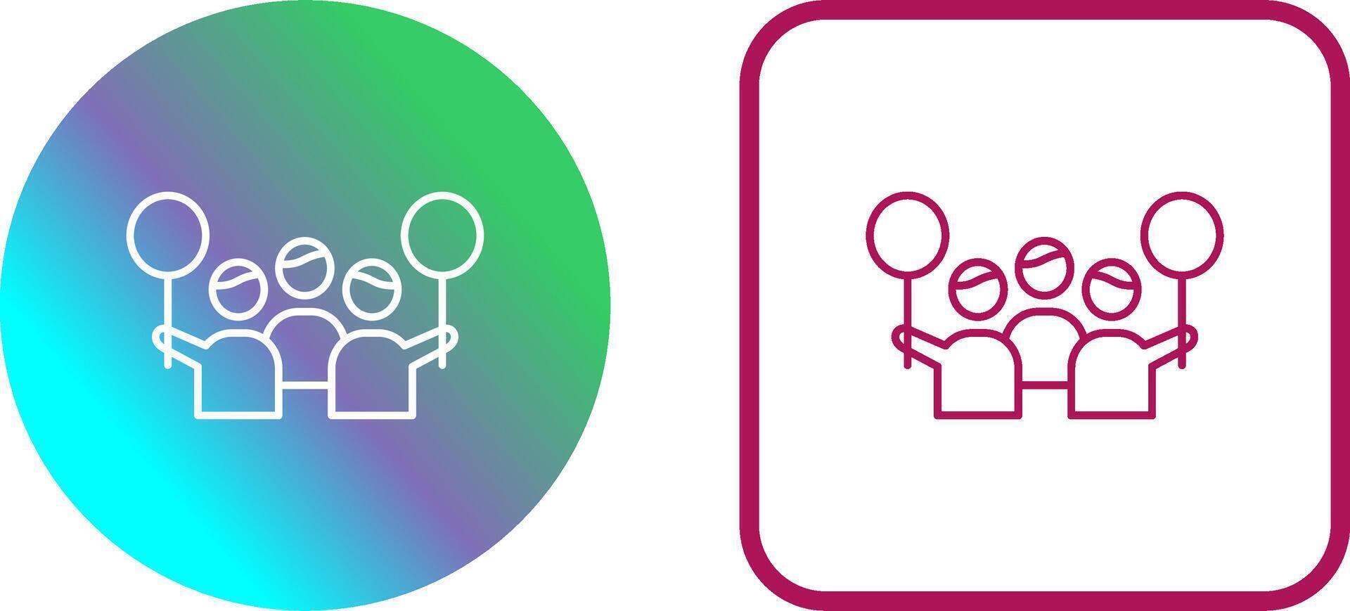 Protest Icon Design vector