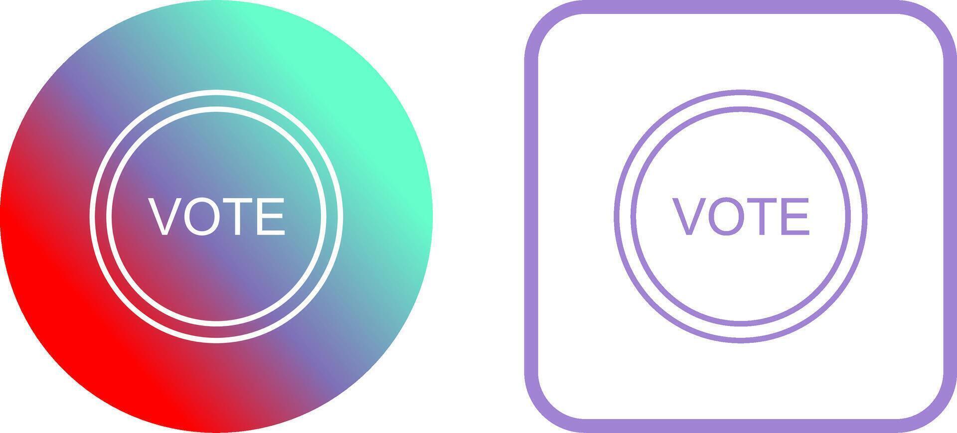 Vote Link Icon Design vector