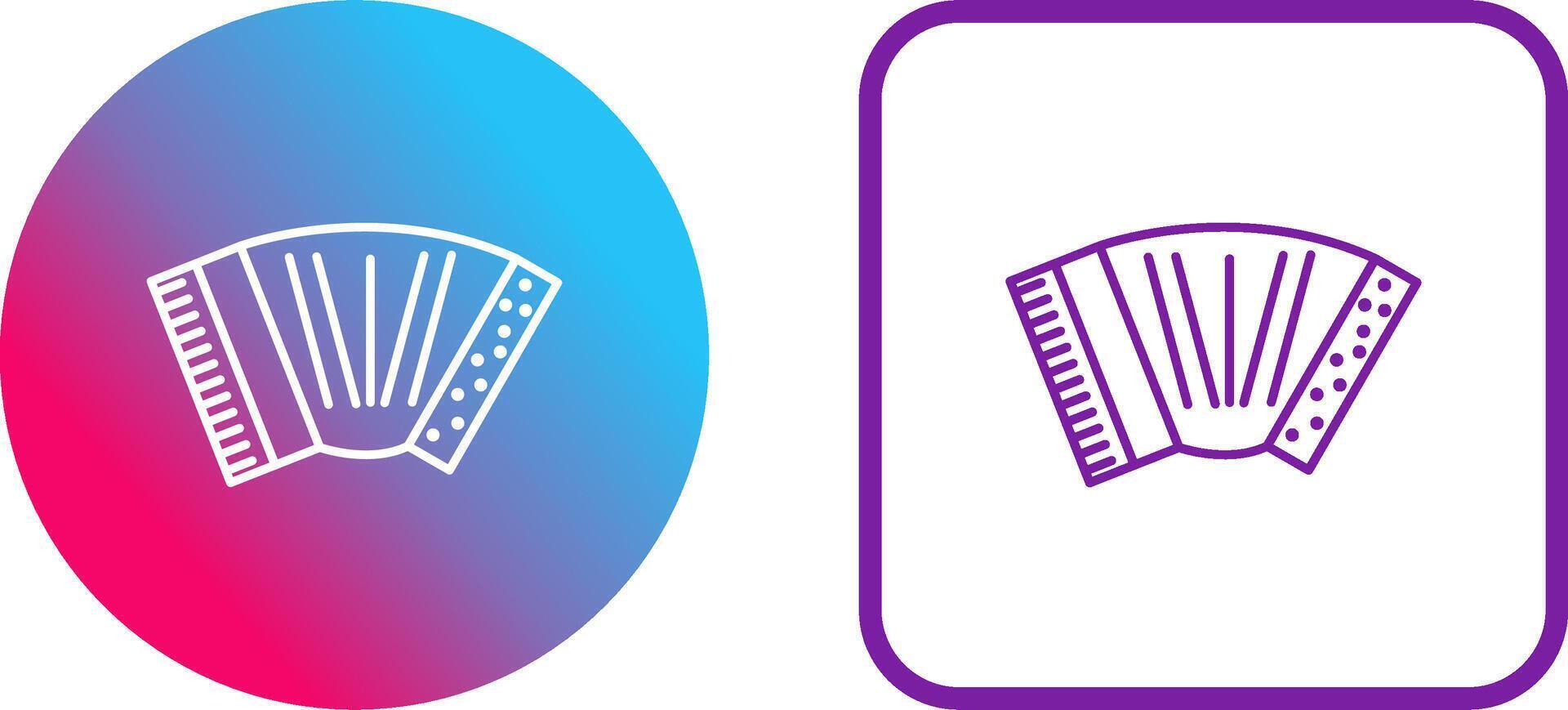 Accordion Icon Design vector