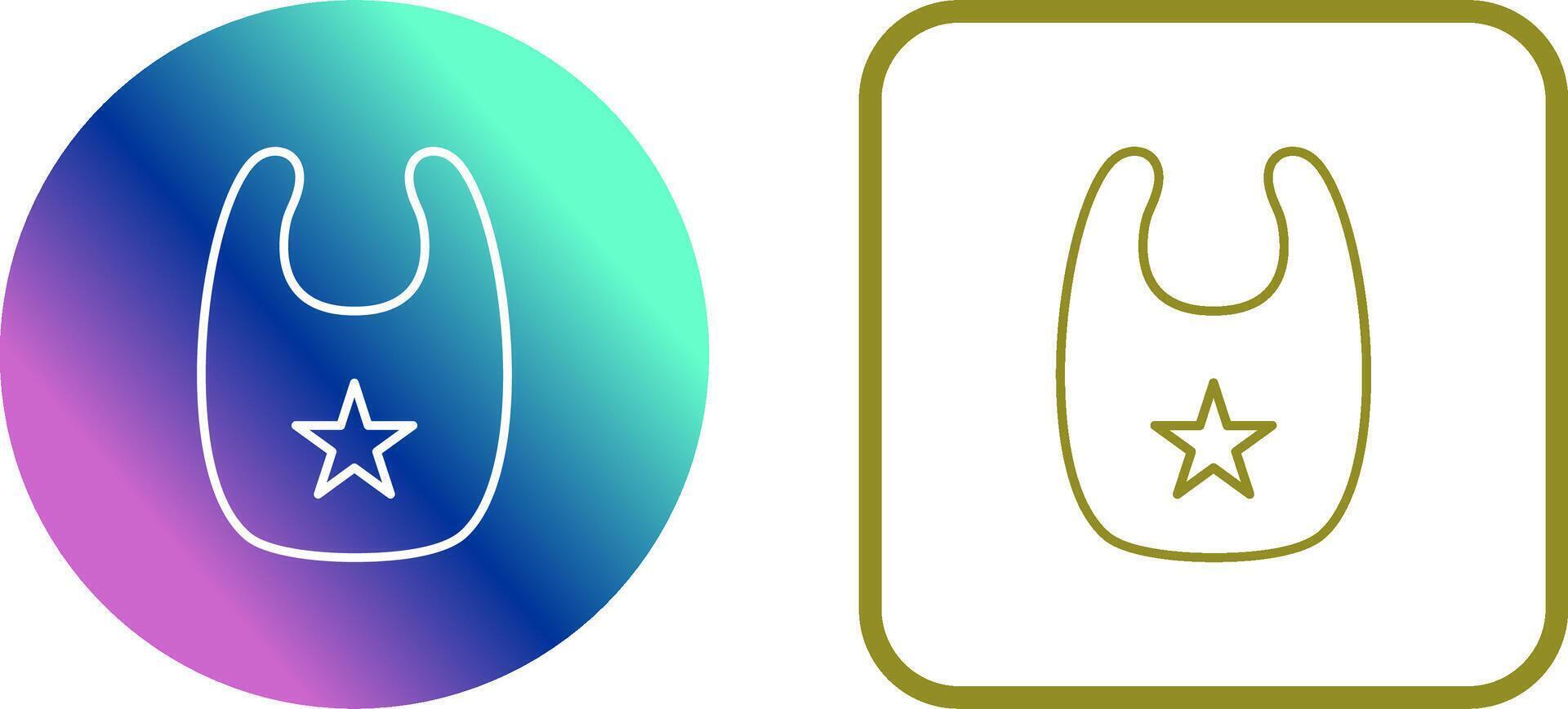 Bib Icon Design vector