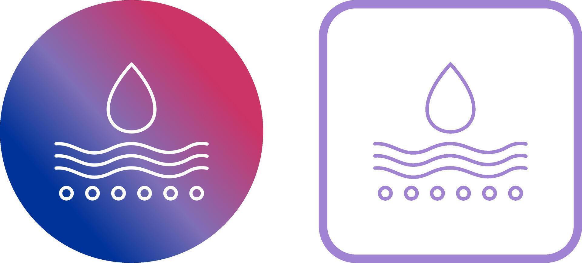 Moisture Icon Design vector