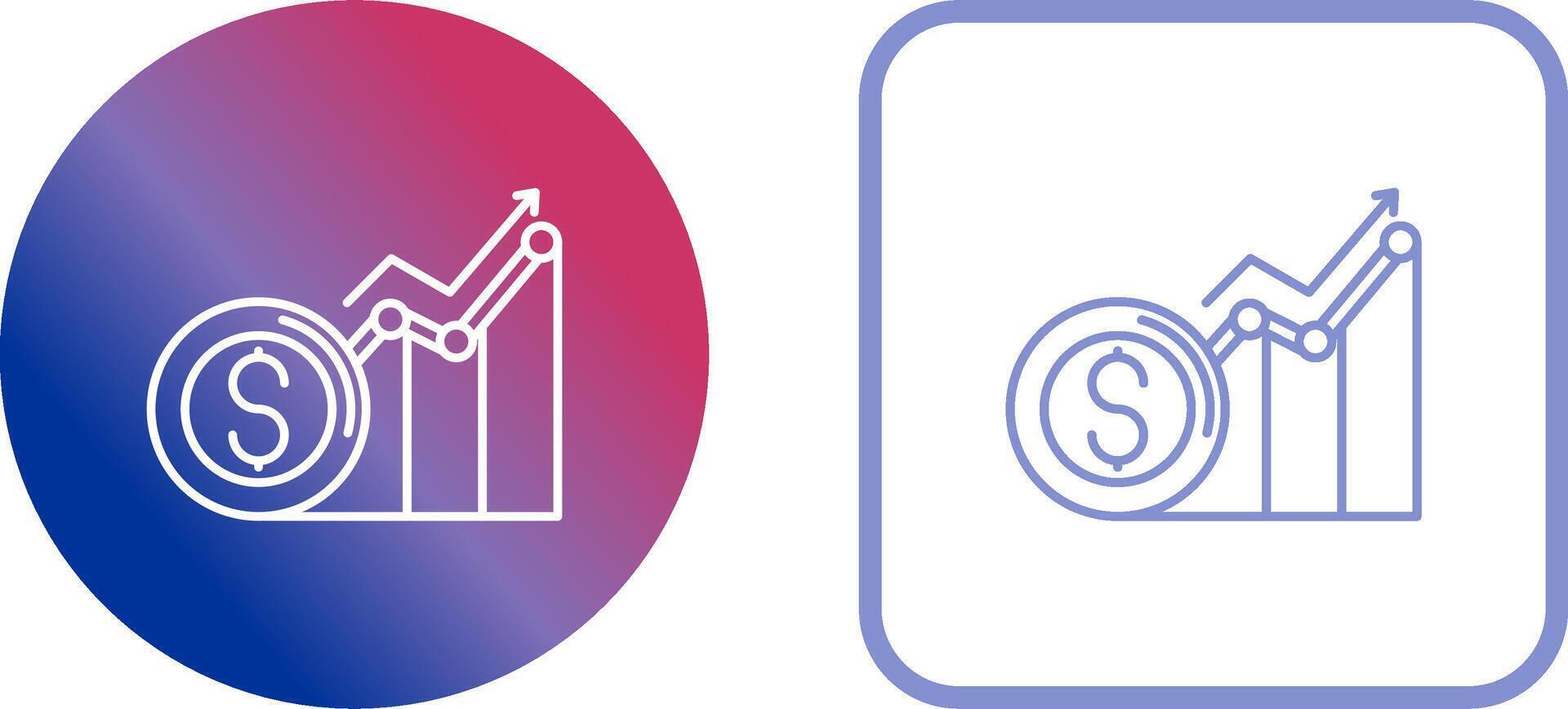 Revenue Icon Design vector
