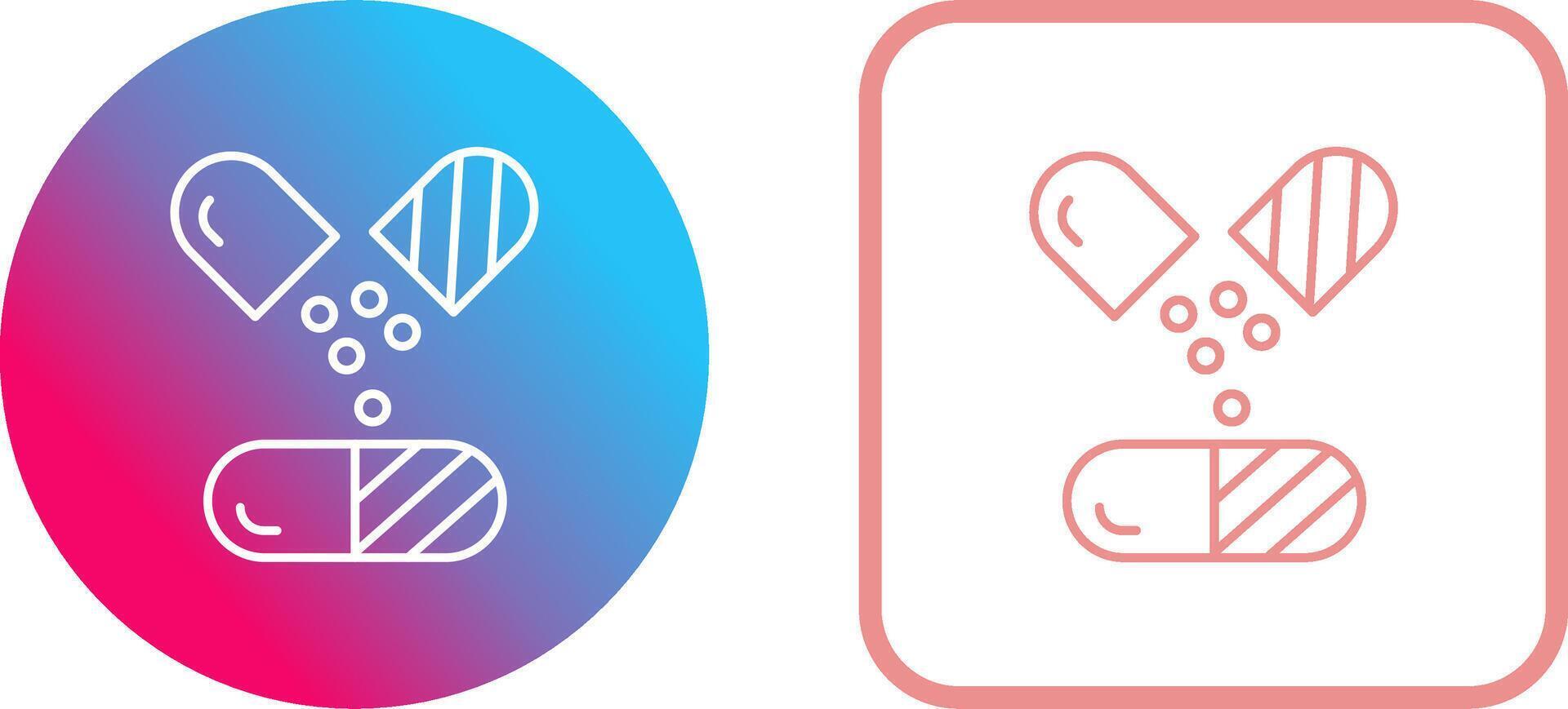 Capsule Icon Design vector