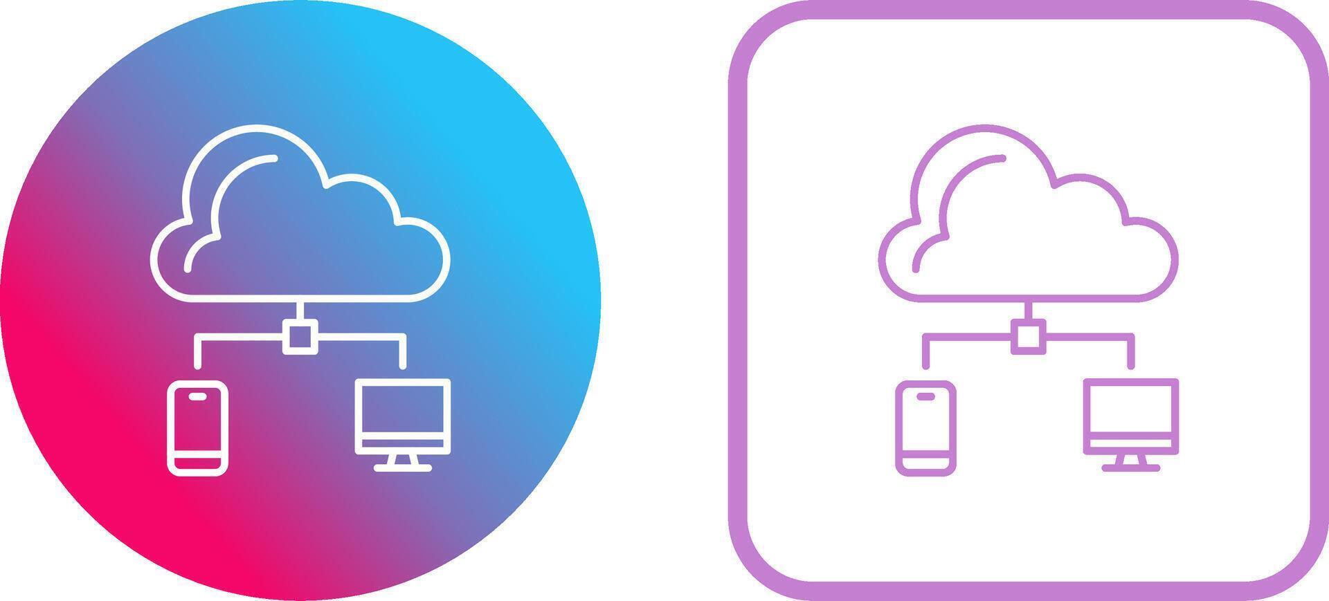 Cloud Icon Design vector