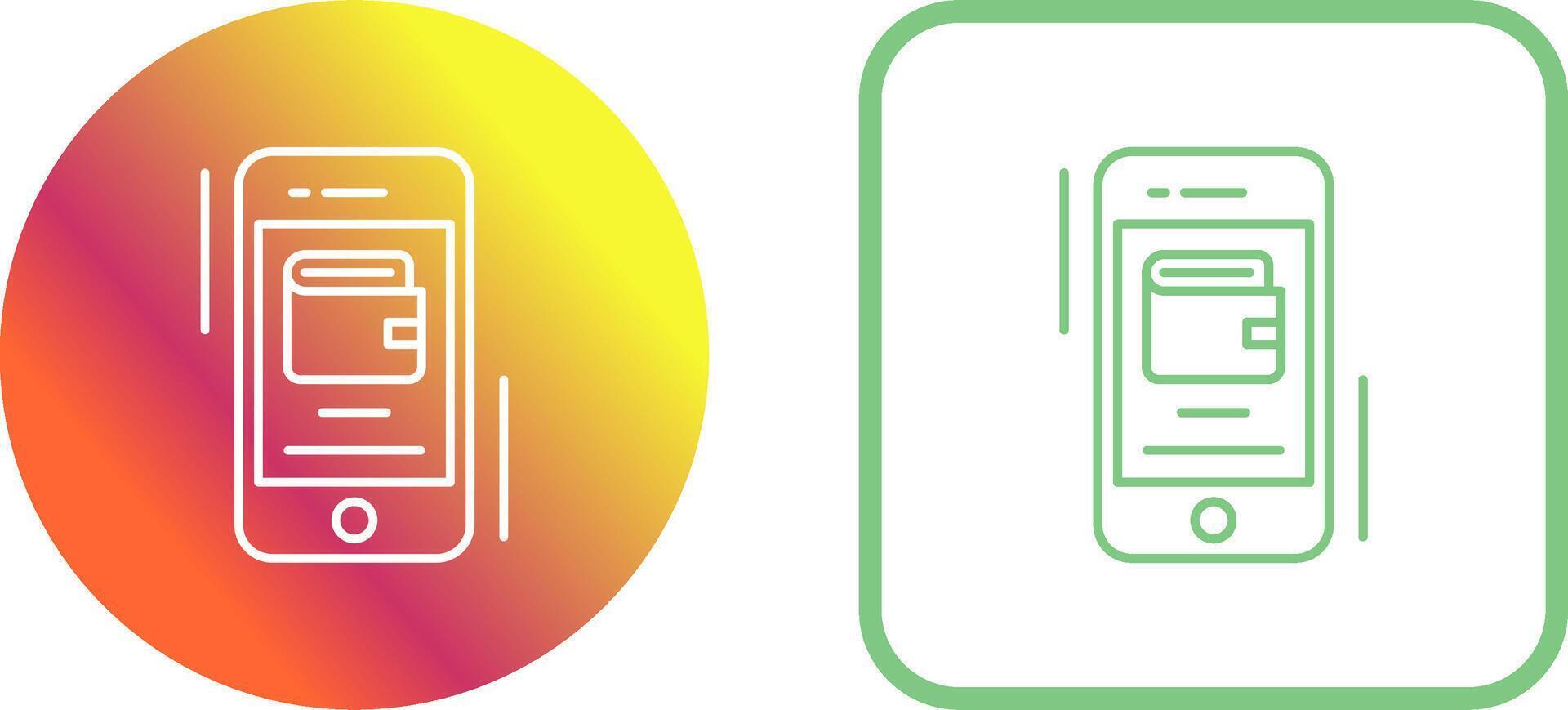 E-wallet Icon Design vector