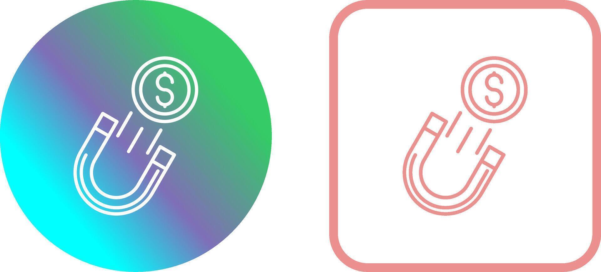 Stealing Money Icon Design vector