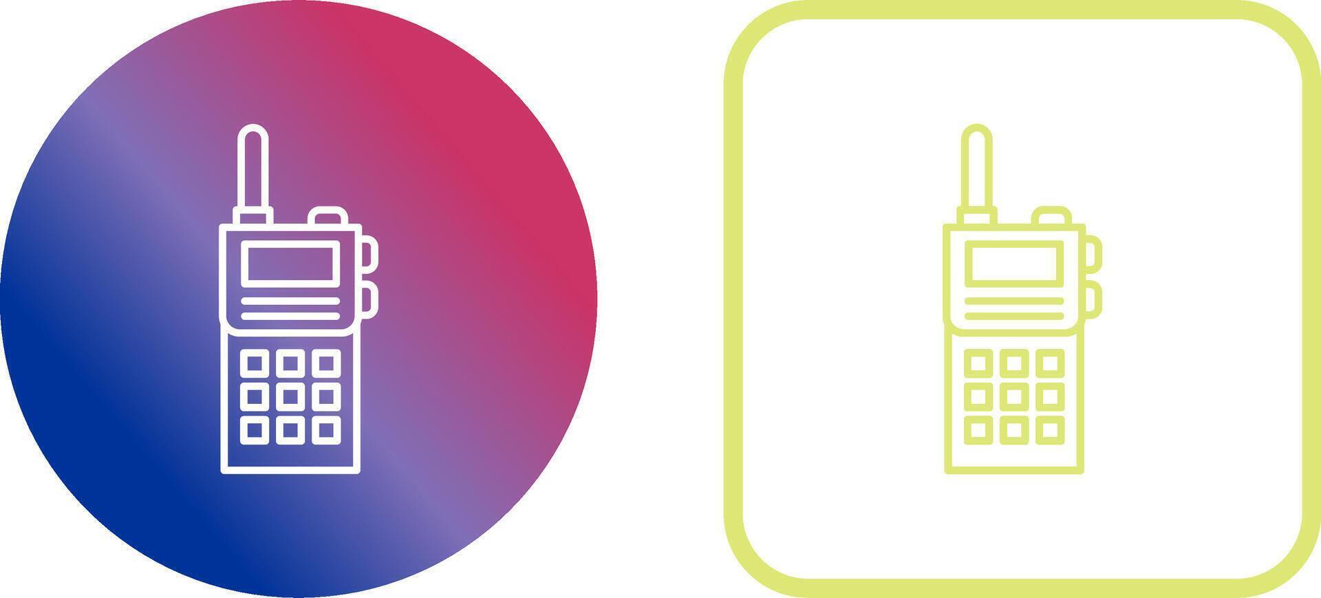 Walkie Talkie Icon Design vector