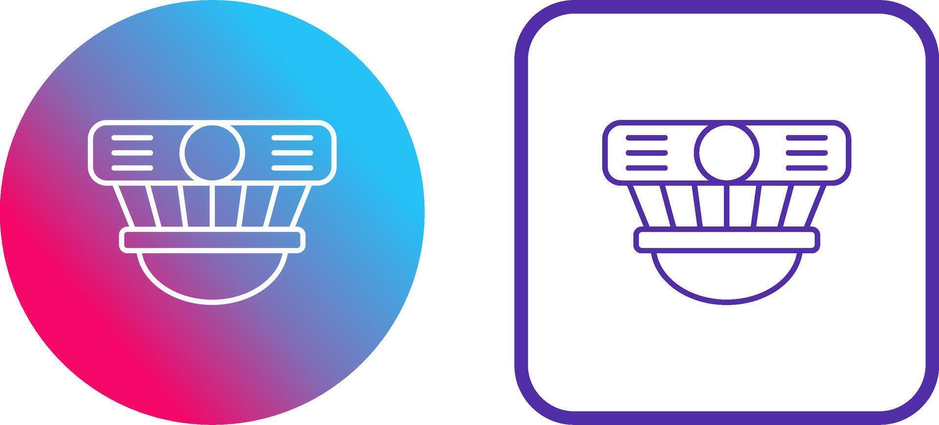 Smoke Detector Icon Design vector