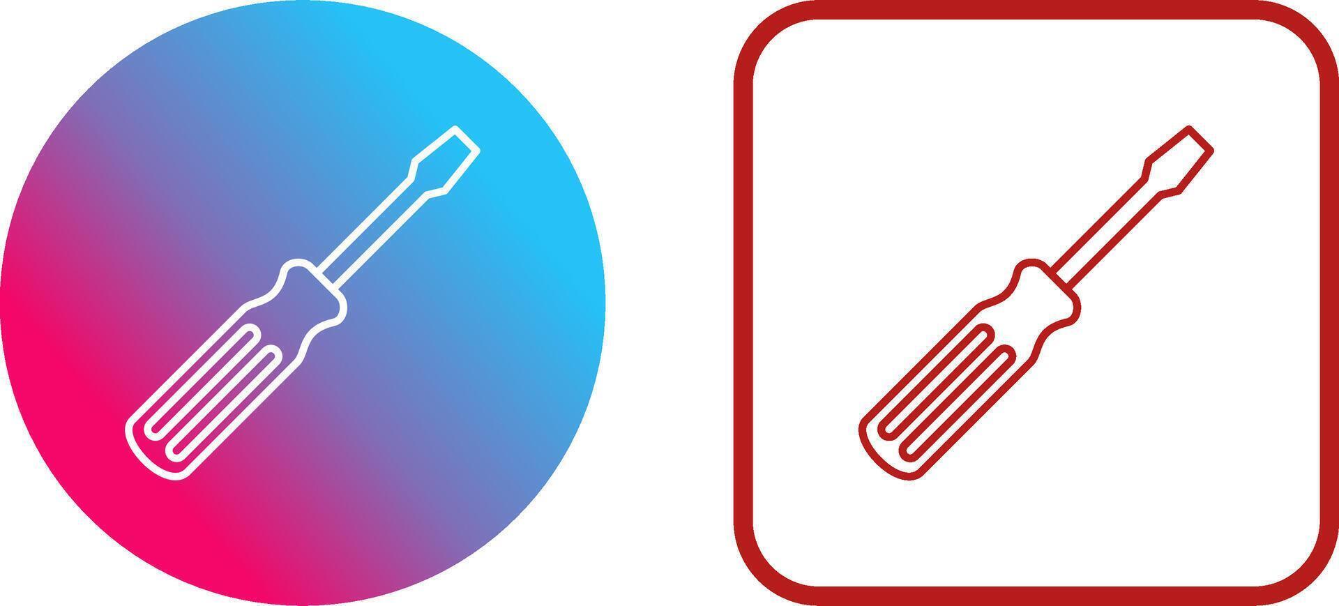 Screw driver Icon Design vector