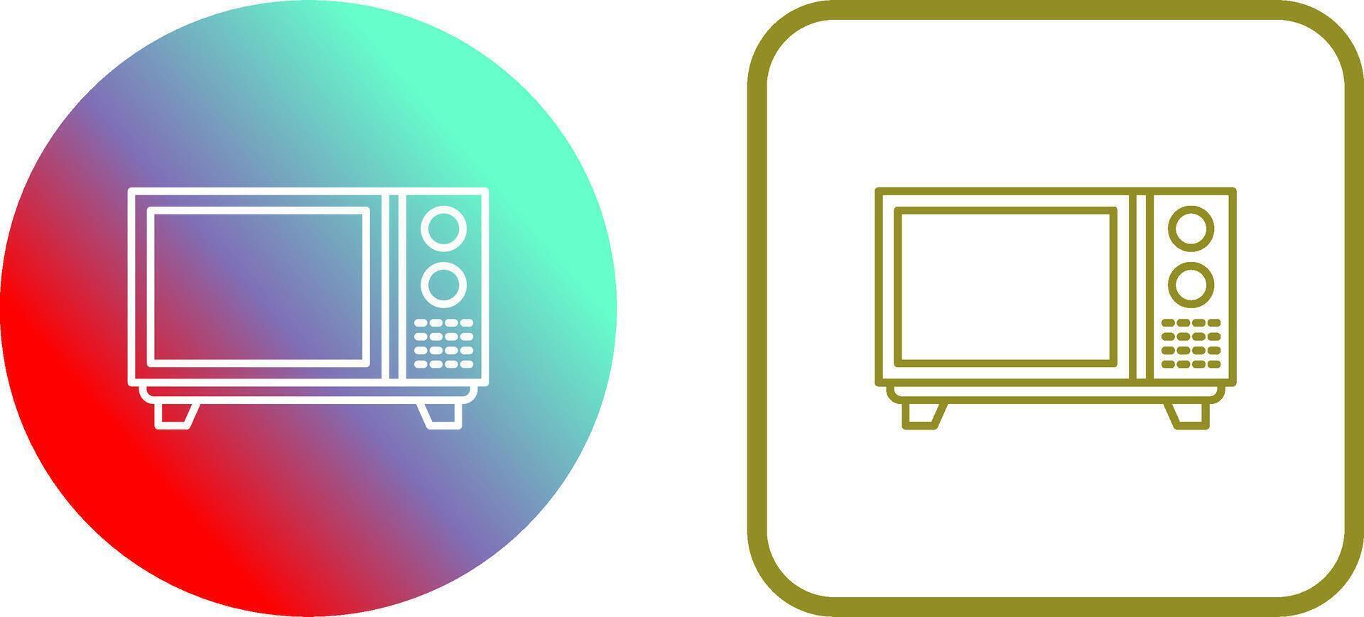 Microwave Icon Design vector
