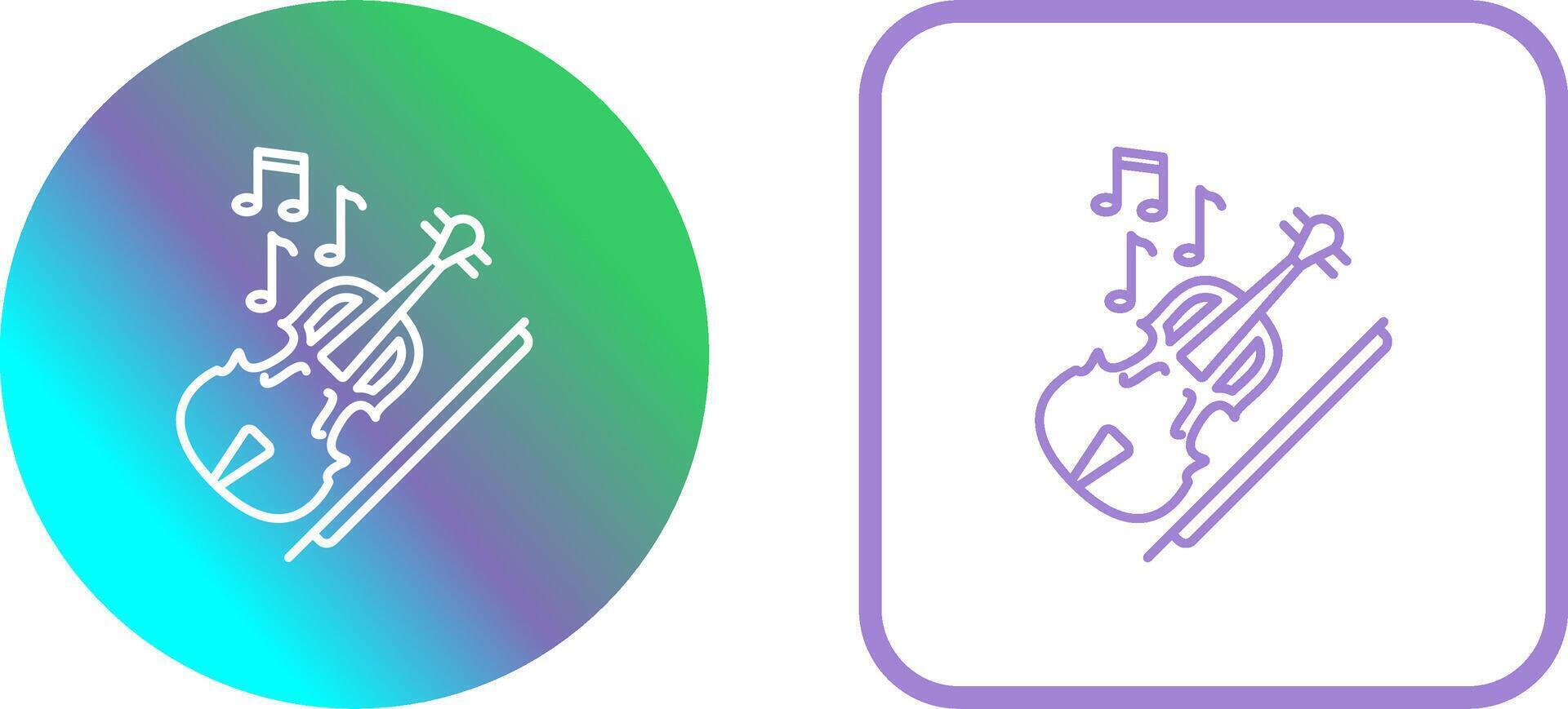 Violin Icon Design vector