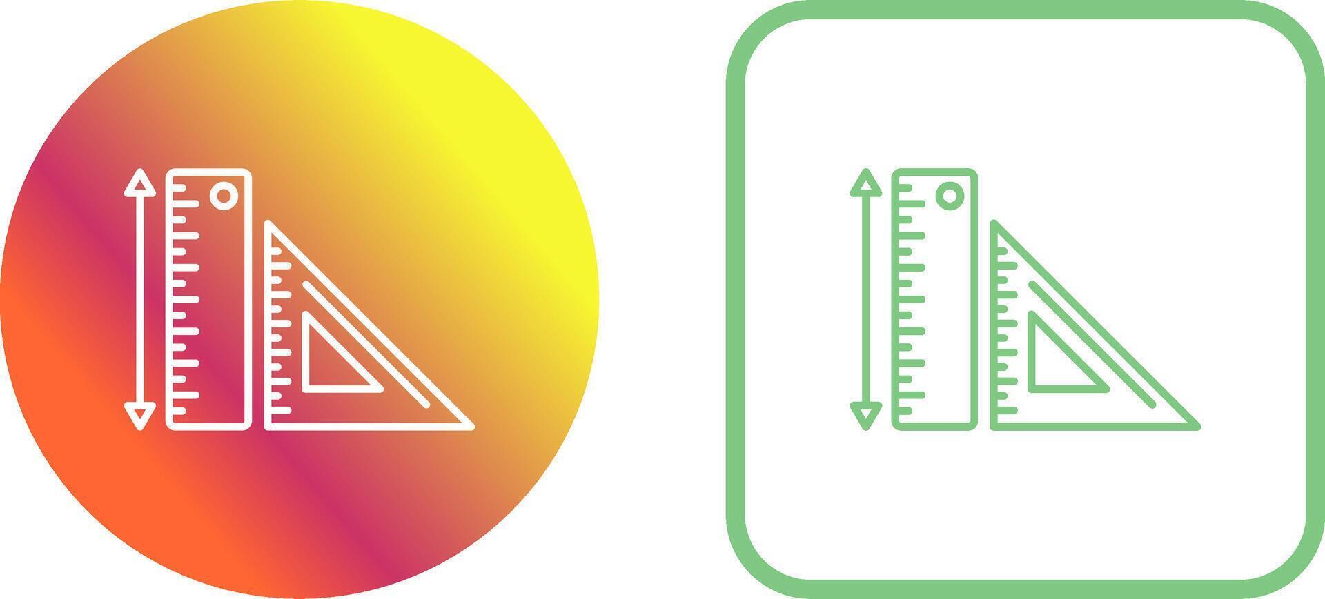 Rulers Icon Design vector