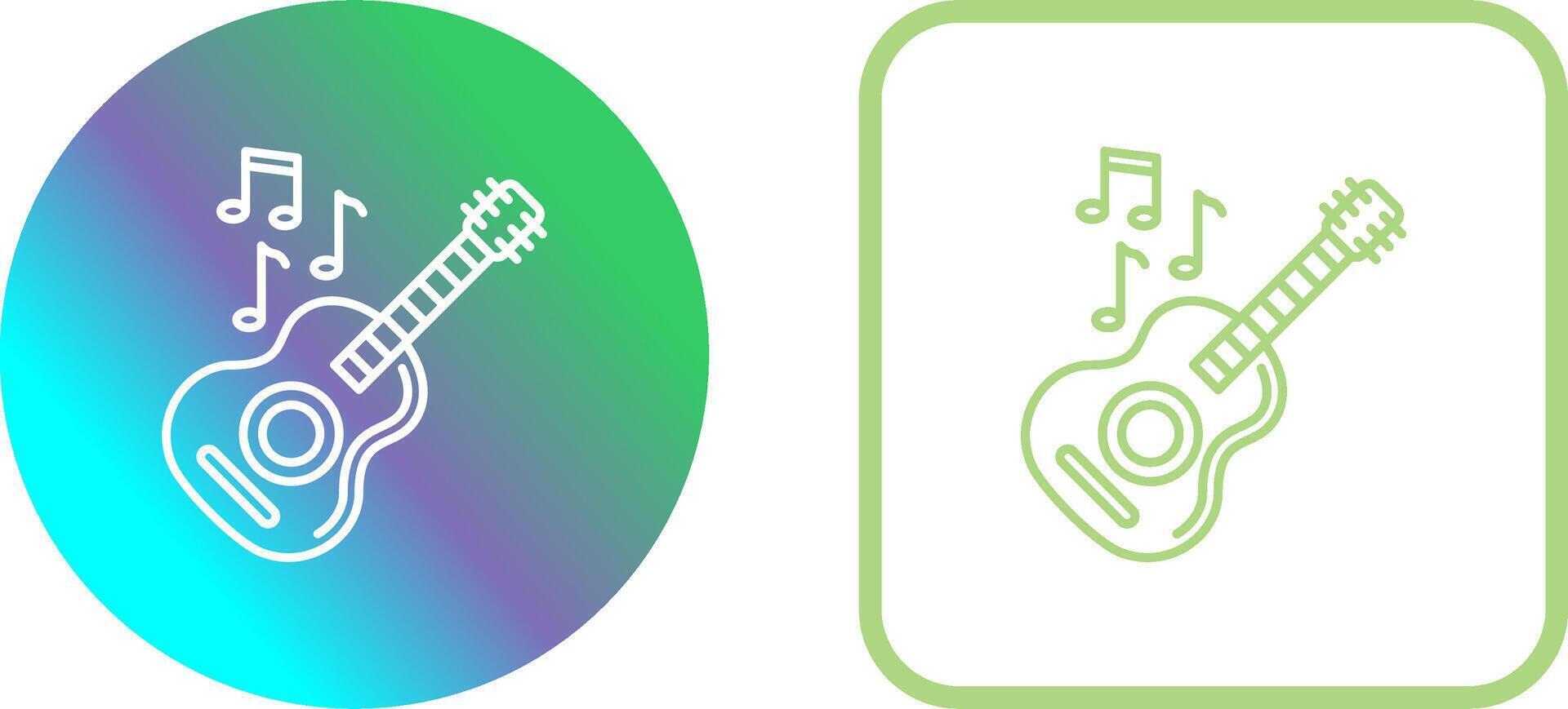 Guitar Icon Design vector