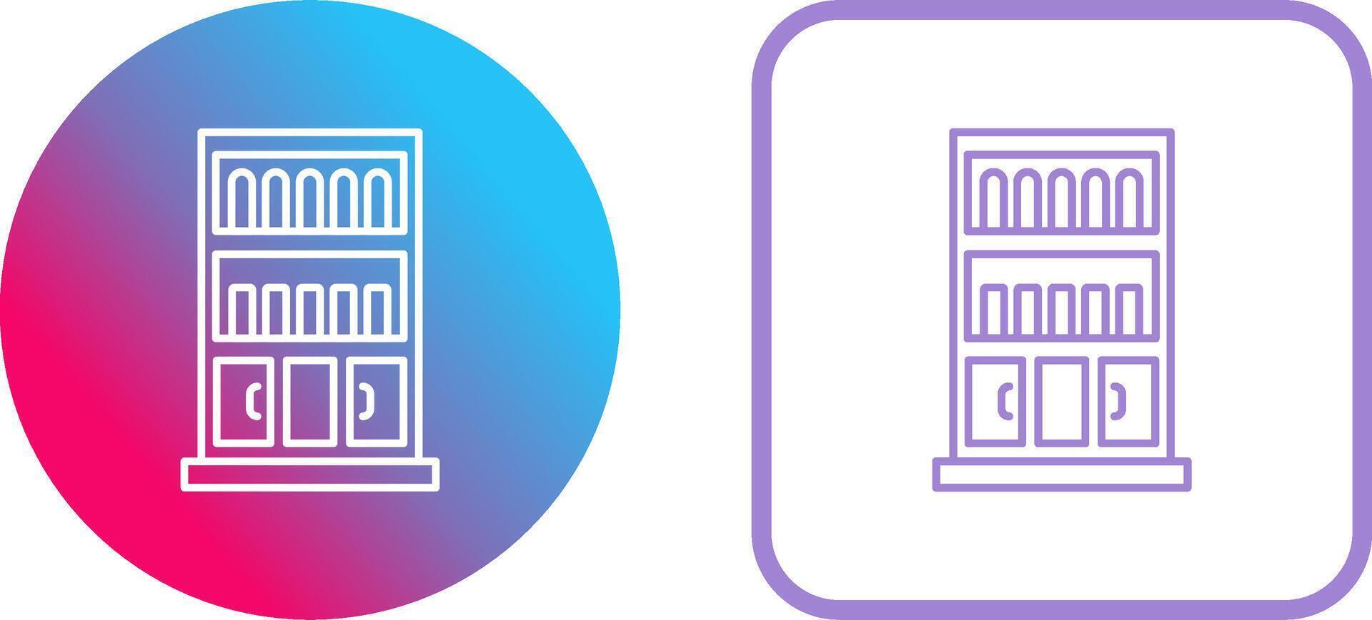 Book Shelf Icon Design vector