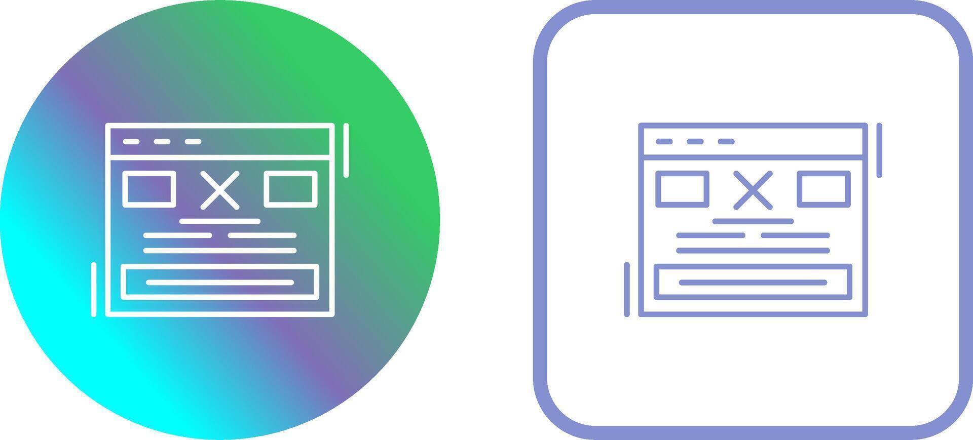 Error Icon Design vector