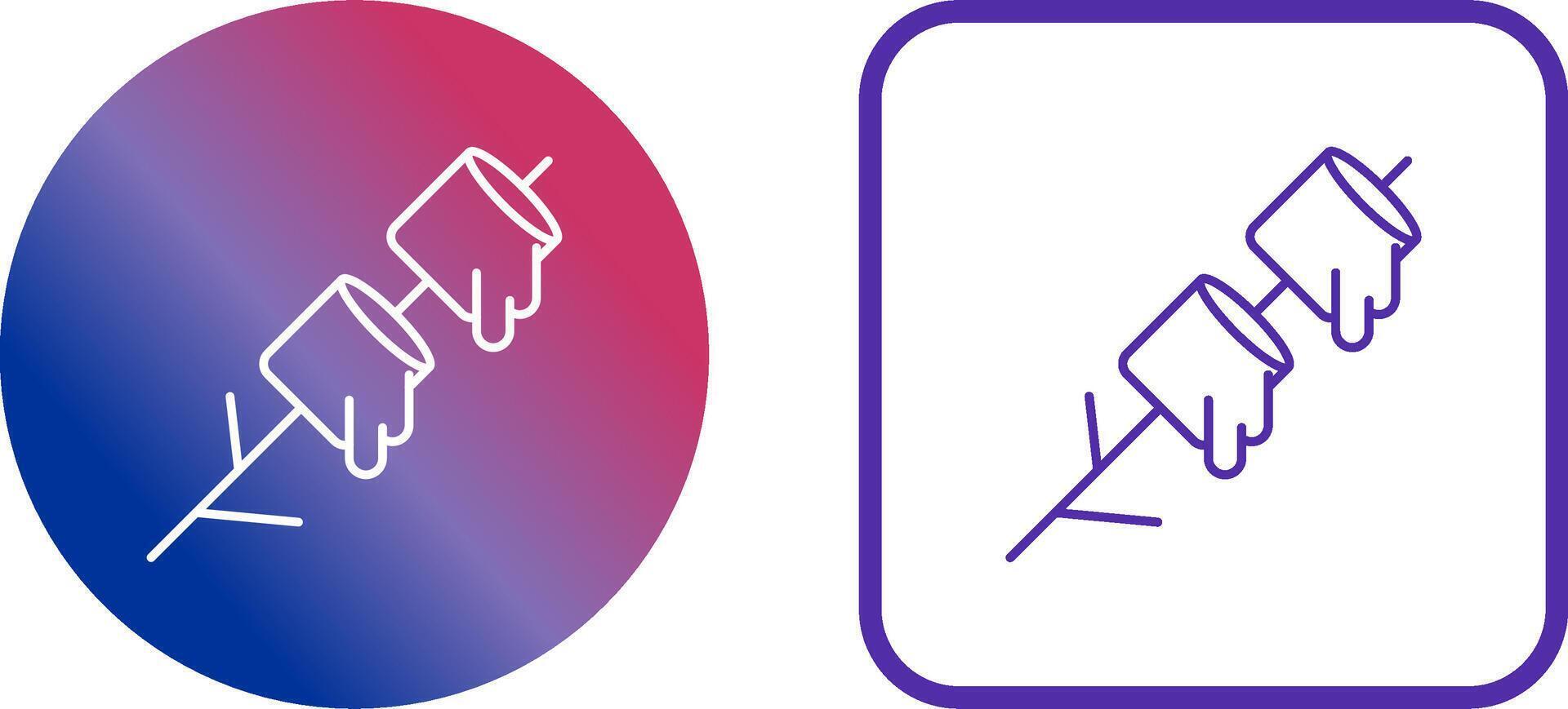 Marshmallows Icon Design vector