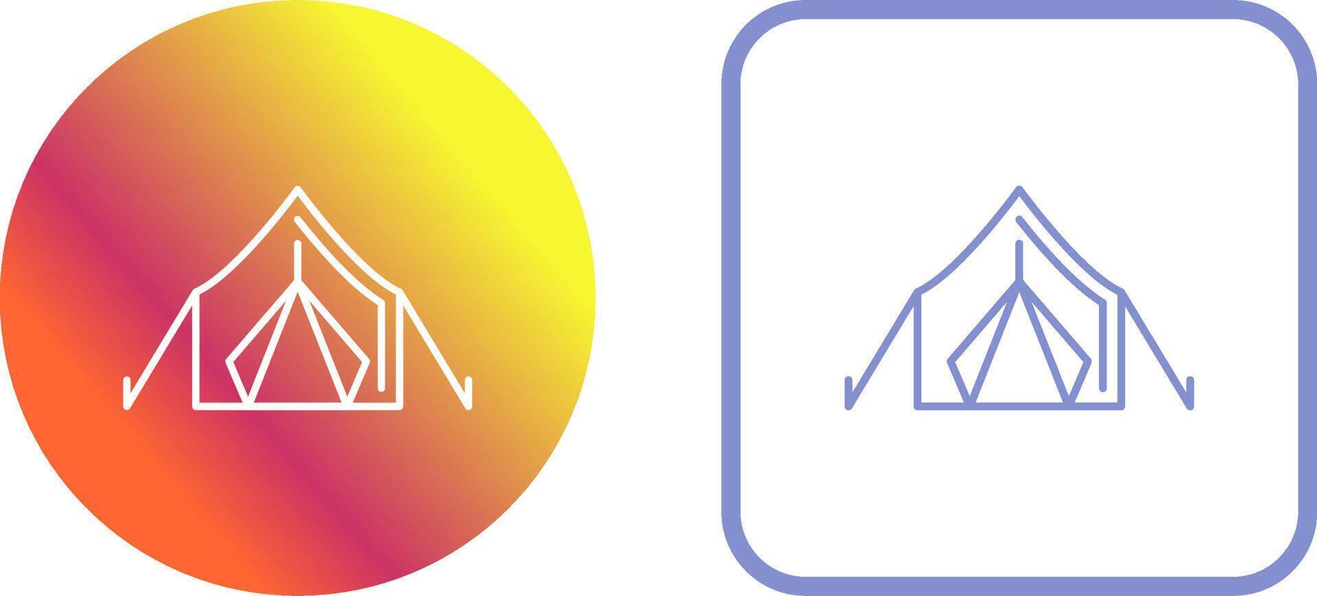 Tent Icon Design vector