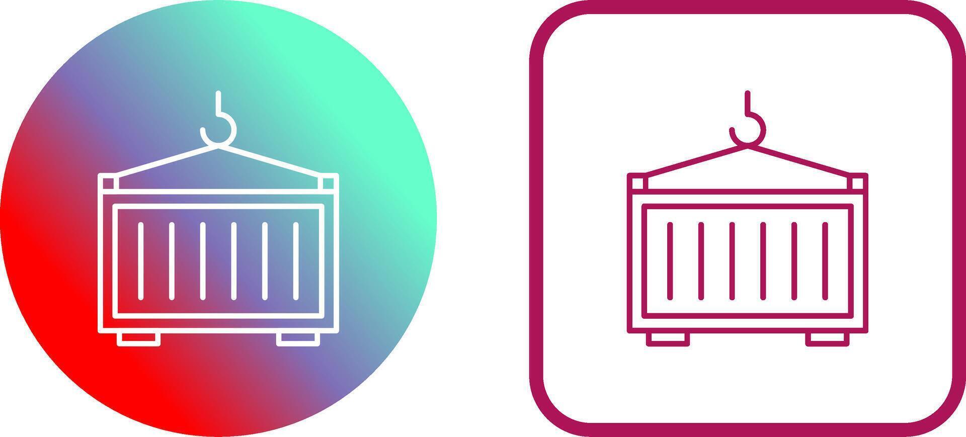 Container Icon Design vector
