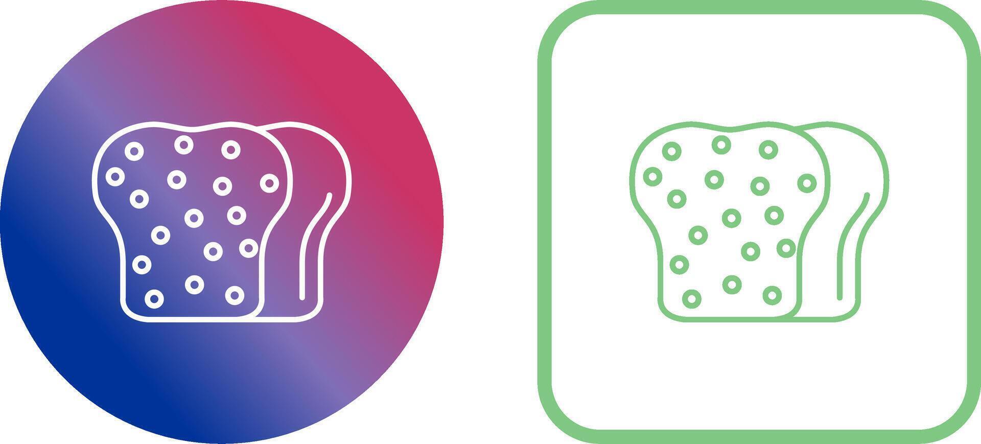 Toast Icon Design vector