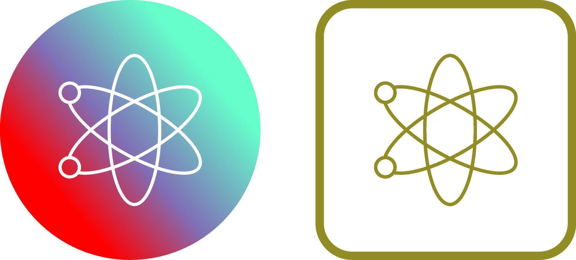 Atom Icon Design vector