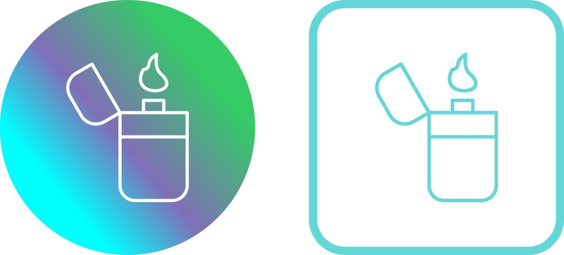 Unique Lighter Icon Design vector