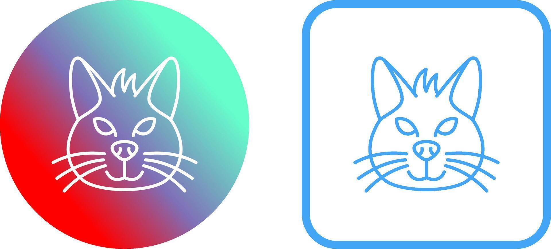 gato icono diseño vector