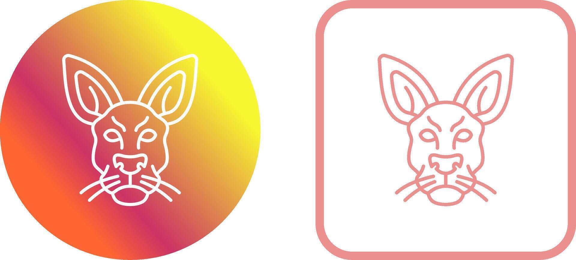 Kangaroo Icon Design vector